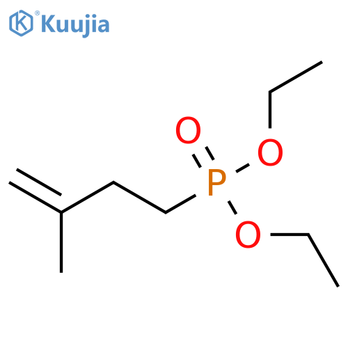 Phosphonic acid, (3-methyl-3-butenyl)-, diethyl ester structure