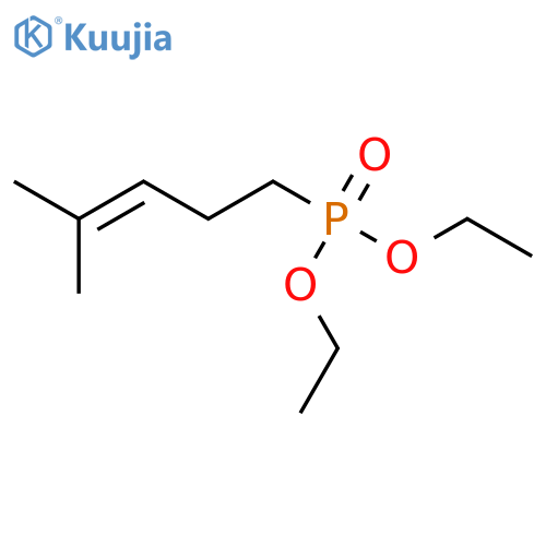PHOSPHONIC ACID, (4-METHYL-3-PENTENYL)-, DIETHYL ESTER structure