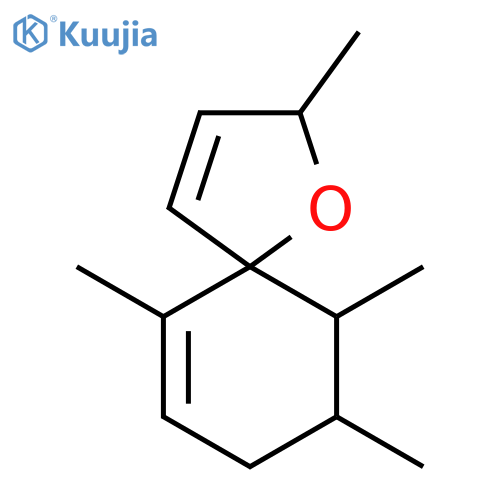 1-Oxaspiro[4.5]deca-3,6-diene,2,6,9,10-tetramethyl- structure