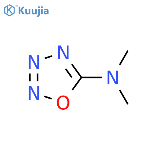 1,2,3,4-Oxatriazol-5-amine, N,N-dimethyl- structure