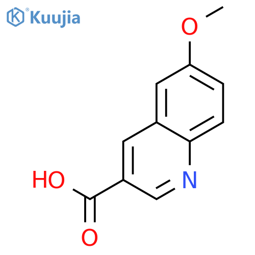 6-Methoxyquinoline-3-carboxylic acid structure