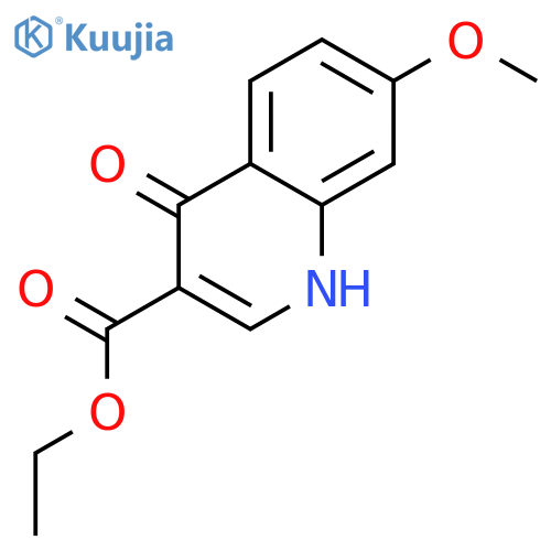 ethyl 7-methoxy-4-oxo-1H-quinoline-3-carboxylate structure