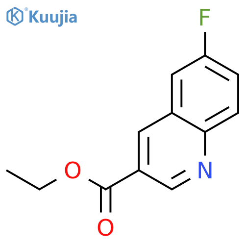 Ethyl 6-fluoroquinoline-3-carboxylate structure