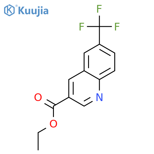 Ethyl 6-(trifluoromethyl)quinoline-3-carboxylate structure