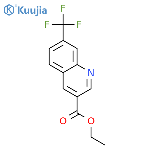 Ethyl 7-(trifluoromethyl)quinoline-3-carboxylate structure