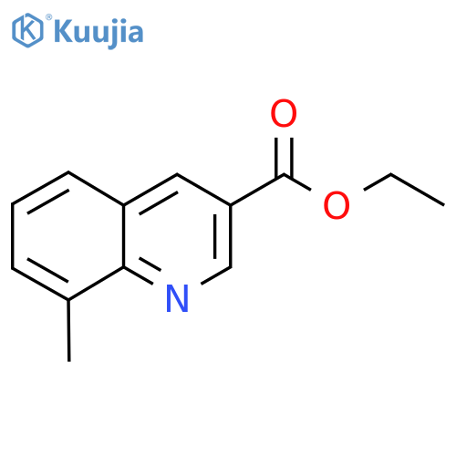 Ethyl 8-methylquinoline-3-carboxylate structure