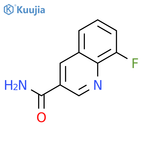 8-fluoroquinoline-3-carboxamide structure