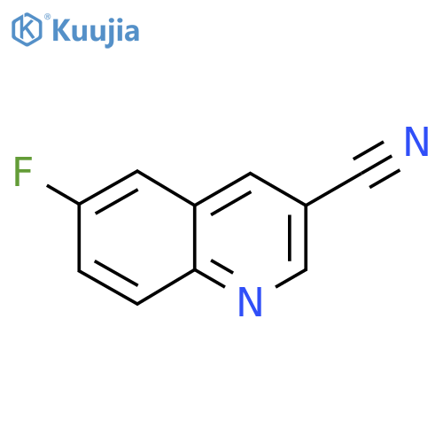 6-Fluoroquinoline-3-carbonitrile structure
