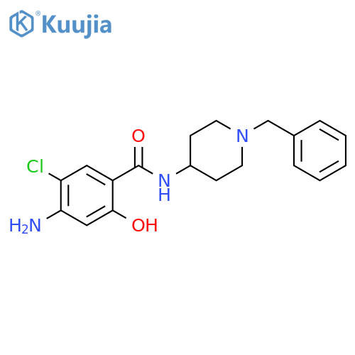 4-Amino-N-(1-benzylpiperidin-4-yl)-5-chloro-2-hydroxybenzamide structure