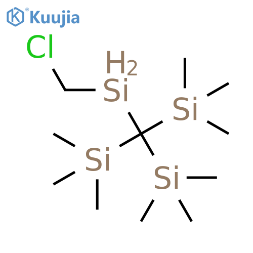 Silane, [(chloromethylsilyl)methylidyne]tris[trimethyl- structure