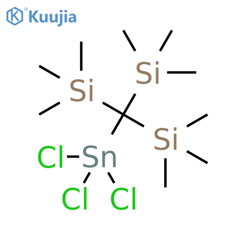 Silane, [(trichlorostannyl)methylidyne]tris[trimethyl- structure