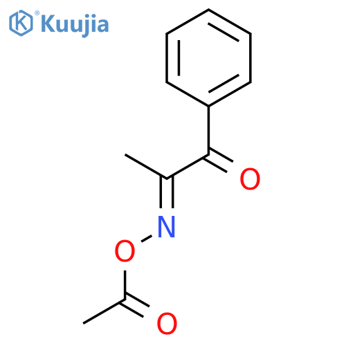 1,2-PROPANEDIONE, 1-PHENYL-, 2-(O-ACETYLOXIME), (E)- structure