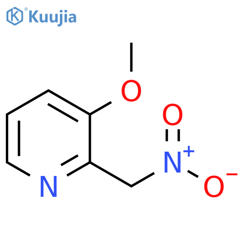 3-methoxy-2-(nitromethyl)pyridine structure