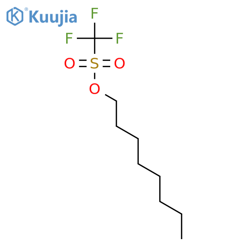 Methanesulfonic acid, trifluoro-, octyl ester structure