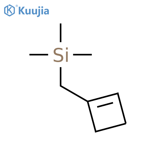 Silane, (1-cyclobuten-1-ylmethyl)trimethyl- structure