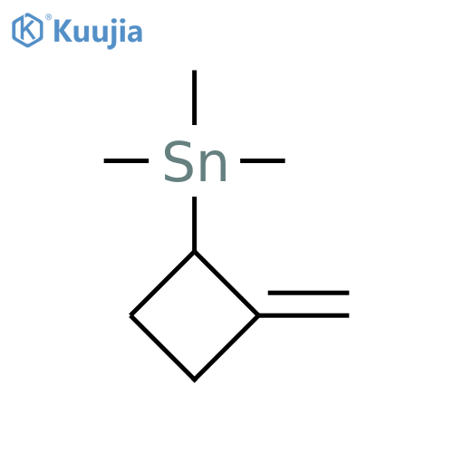 STANNANE, TRIMETHYL(2-METHYLENECYCLOBUTYL)- structure