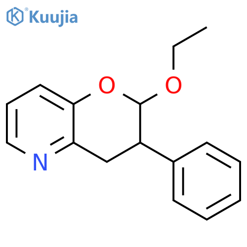 2H-Pyrano[3,2-b]pyridine,2-ethoxy-3,4-dihydro-3-phenyl-(9CI) structure