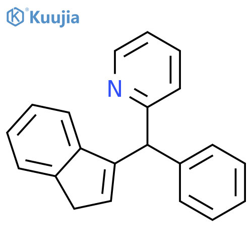 Pyridine, 2-(1H-inden-3-ylphenylmethyl)- structure