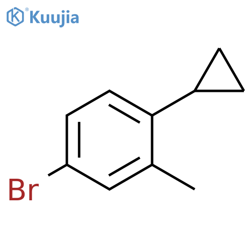 3-Methyl-4-cyclopropylbromobenzene structure