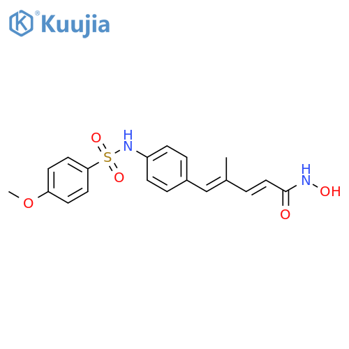 2,4-Pentadienamide,N-hydroxy-5-[4-[[(4-methoxyphenyl)sulfonyl]amino]phenyl]-4-methyl-,(2E,4E)- structure