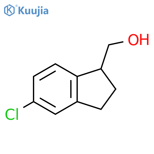(5-Chloro-indan-1-yl)-methanol structure