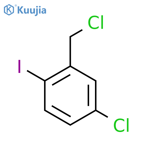 4-Chloro-2-(Chloromethyl)-1-Iodo-Benzene structure