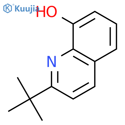 8-Quinolinol, 2-(1,1-dimethylethyl)- structure