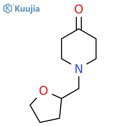 1-(oxolan-2-yl)methylpiperidin-4-one structure