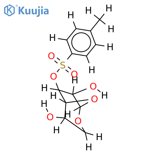 3-Tosyl-alpha-D-1,6-Anhydrogalactofuranose structure