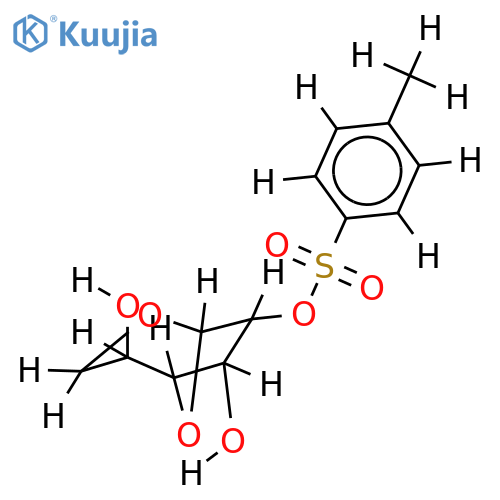 2-Tosyl-alpha-D-1,6-Anhydrogalactofuranose structure