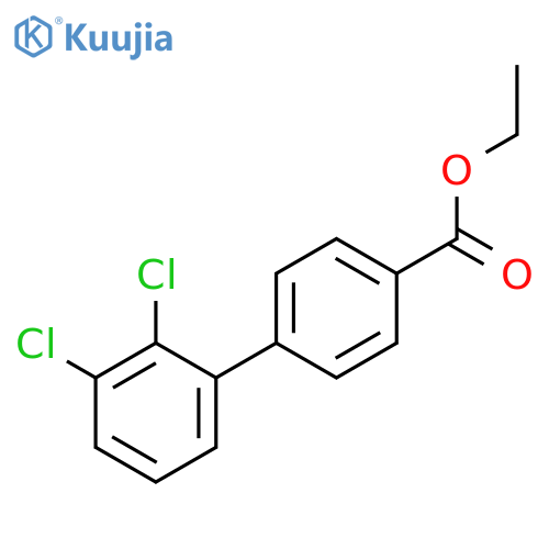 2',3'-dichloro-[1,1',-biphenyl]-3-acetic acid ethyl ester structure