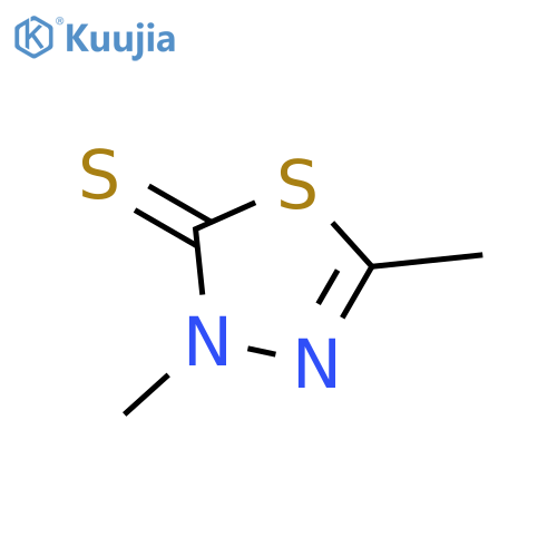 3,5-Dimethyl-1,3,4-thiadiazole-2(3H)-thione structure