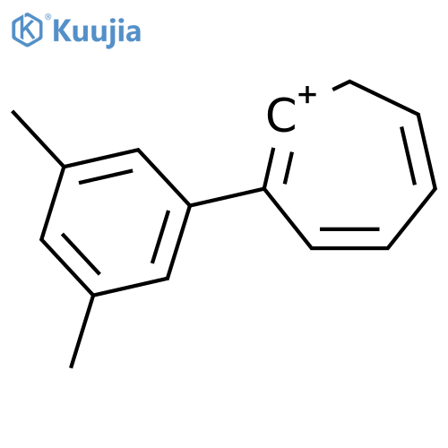 Cycloheptatrienylium, (3,5-dimethylphenyl)- structure