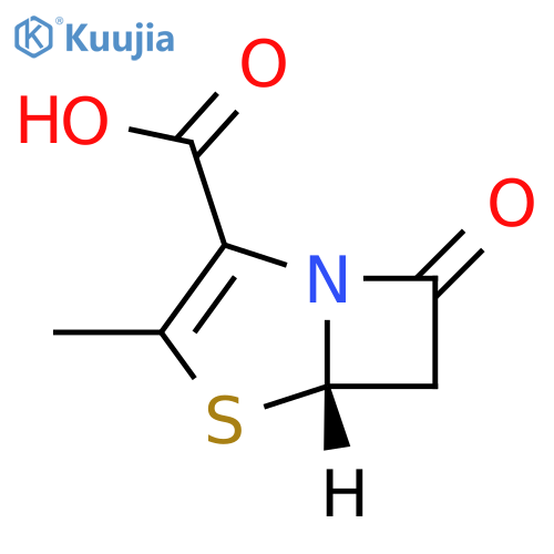 4-Thia-1-azabicyclo[3.2.0]hept-2-ene-2-carboxylic acid, 3-methyl-7-oxo-, (5S)- structure