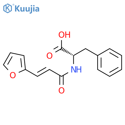 2-Furanacryloyl-L-phenylalanine structure