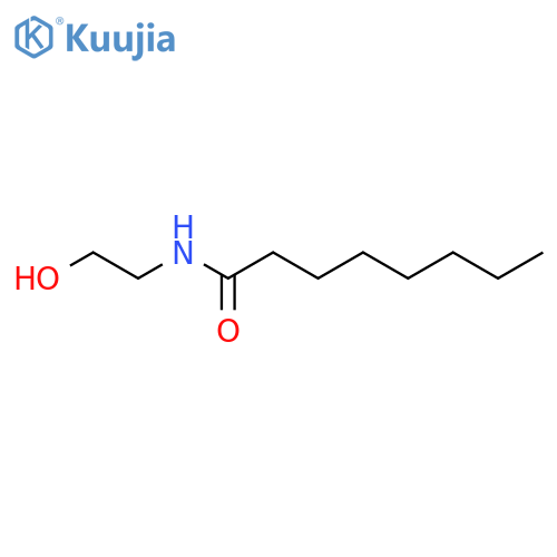Octanamide, N-(2-hydroxyethyl)- structure