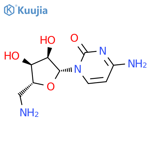 CYTIDINE, 5'-AMINO-5'-DEOXY- structure