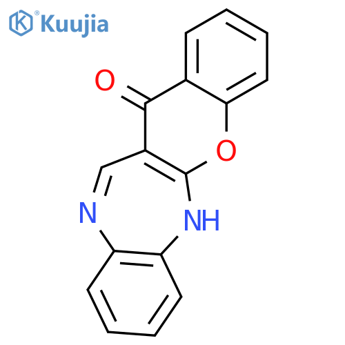 chromeno[2,3-b][1,5]benzodiazepin-13(6H)-one structure