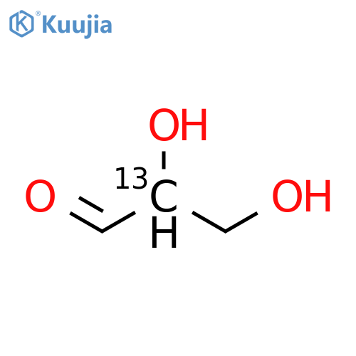 DL-Glyceraldehyde-2-13C structure