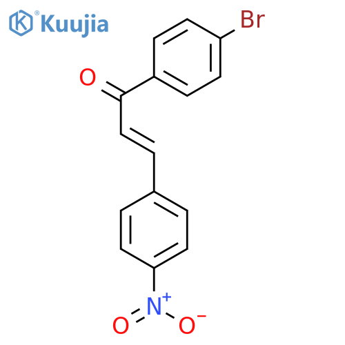 (2E)-1-(4-bromophenyl)-3-(4-nitrophenyl)prop-2-en-1-one structure
