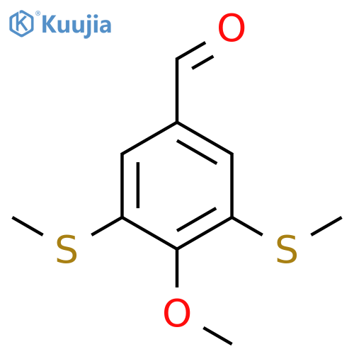 Benzaldehyde, 4-methoxy-3,5-bis(methylthio)- structure