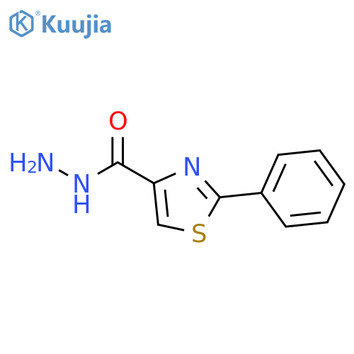 2-phenyl-1,3-thiazole-4-carbohydrazide structure