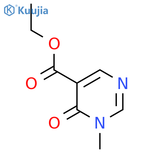 Ethyl 1-methyl-6-oxo-1,6-dihydropyrimidine-5-carboxylate structure