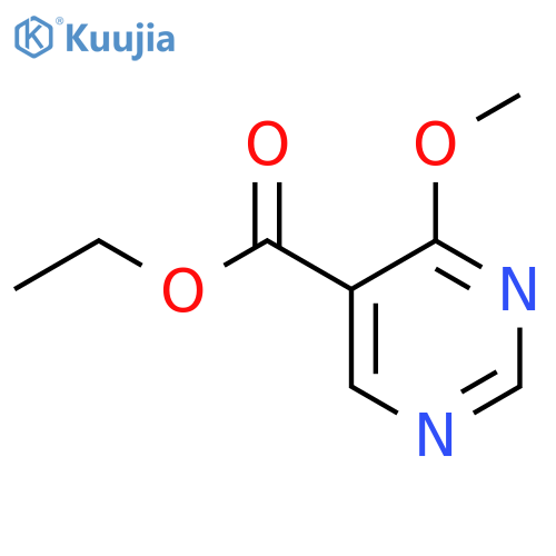 5-Pyrimidinecarboxylicacid, 4-methoxy-, ethyl ester structure