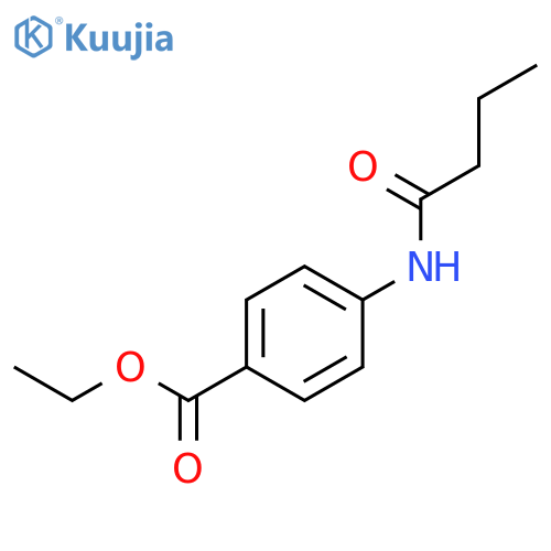 ethyl 4-(butanoylamino)benzoate structure