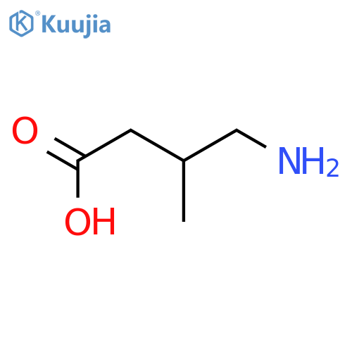 4-amino-3-methylbutanoic acid structure
