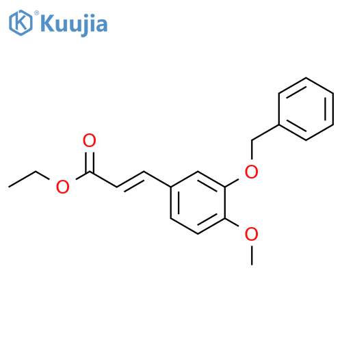 2-Propenoic acid, 3-[4-methoxy-3-(phenylmethoxy)phenyl]-, ethyl ester structure