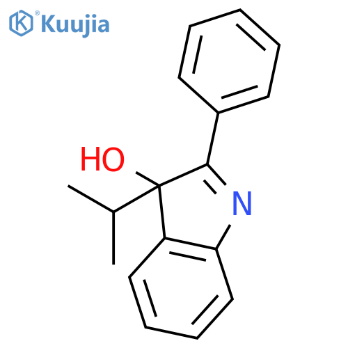 3H-INDOL-3-OL, 3-(1-METHYLETHYL)-2-PHENYL- structure