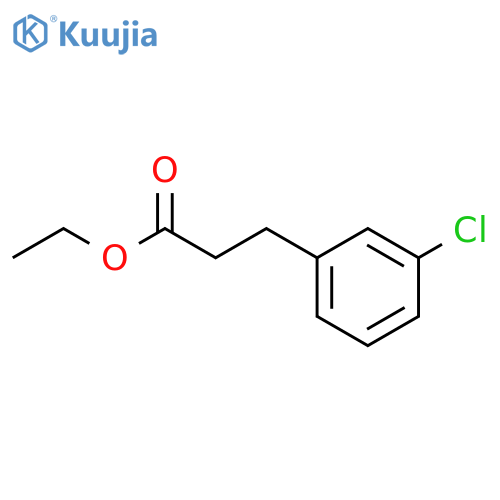 3-(3-chloro-phenyl)-propionic acid ethyl ester structure