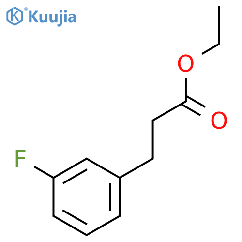 3-(3-fluoro-phenyl)-propionic acid ethyl ester structure